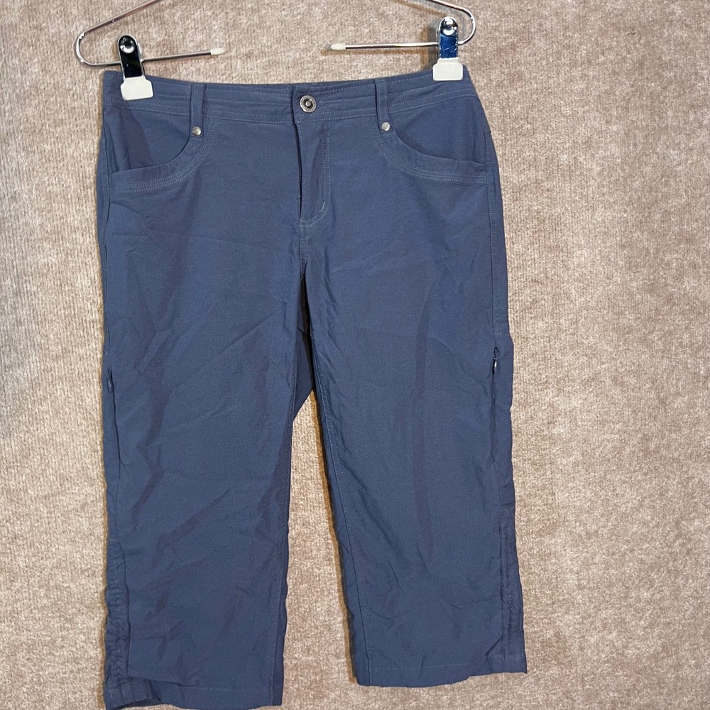 KUHL Splash Kapri Pants Women 6 Blue Hiking Outdoor Gorpcore